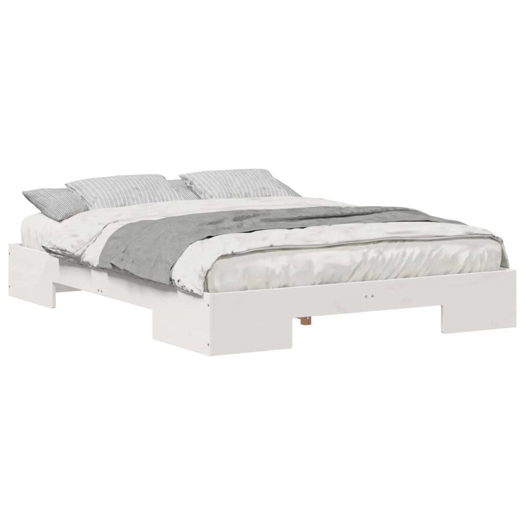 Struttura del letto-Giroletto-Rete del Letto Bianco 140 x 200 cm