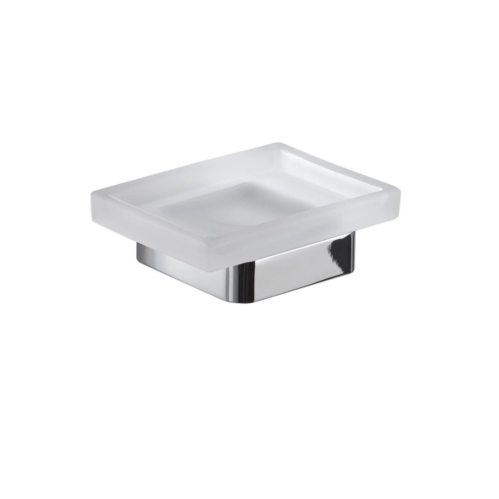 Portasapone da muro in ottone e Cromall A811 Gedy serie SAMOA Cromato