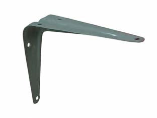 MENSOLA NERVATA- - mm.250x300 colore grigio - 24 pezzi QUALITY