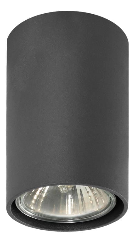 Faretto da soffitto Lampex Simba nero metallo GU10 1 luce