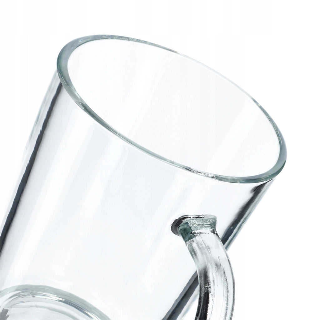 Set di 4 bicchieri da tè e caffè invernali KADAX da 410 ml con manici.