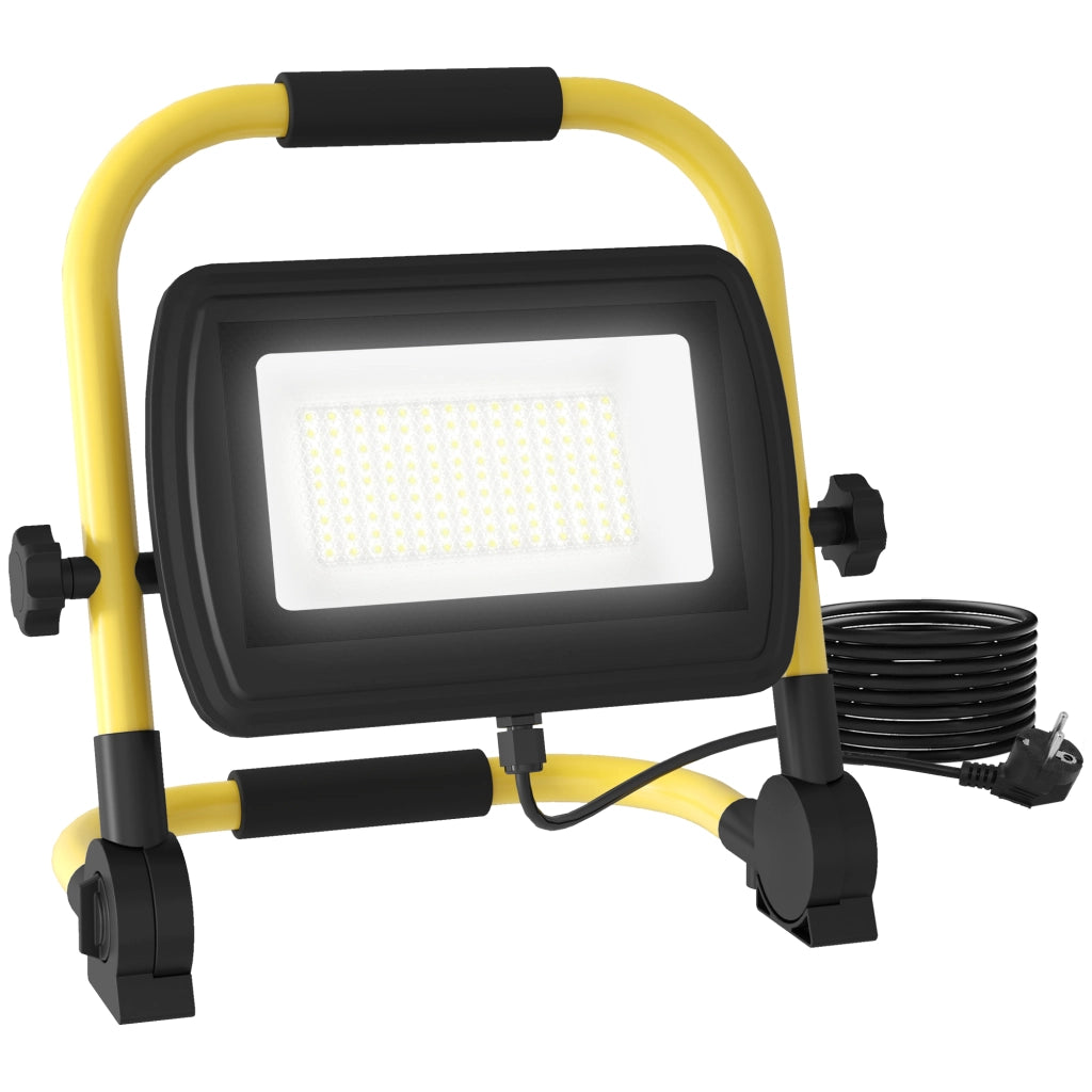 Faro LED 4250 Lumen ¨C Xylo ¨C IP65 Giallo Impermeabile Orientabile 25,5x16x25,5 cm