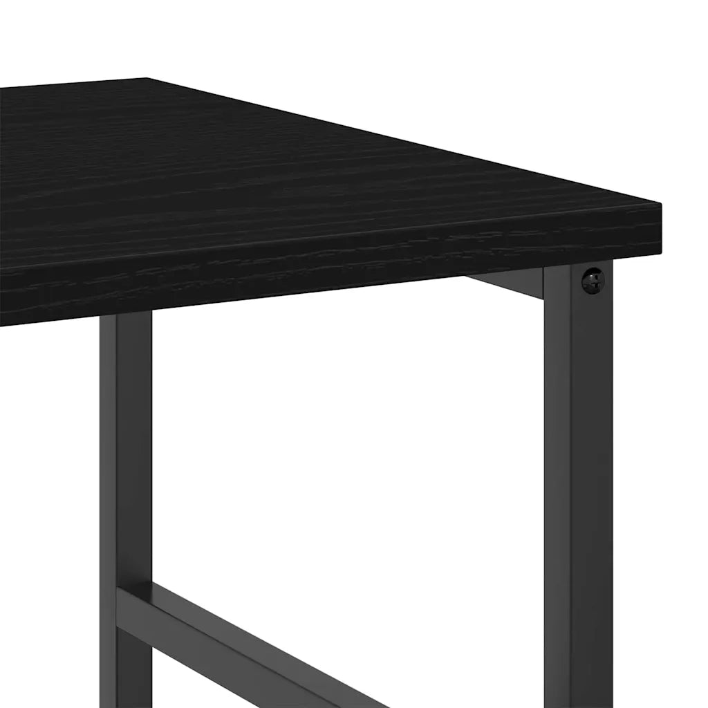 Libreria-Scaffale per Libri-Mobile di Stoccaggio Rovere Nero 50 x 33 x 117,5 cm Legno multistrato