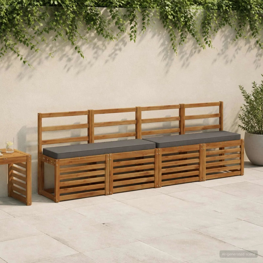 Cuscini per Panchina a 2 Pezzi VUGHT 2 pcs 100% Poliestere 950493