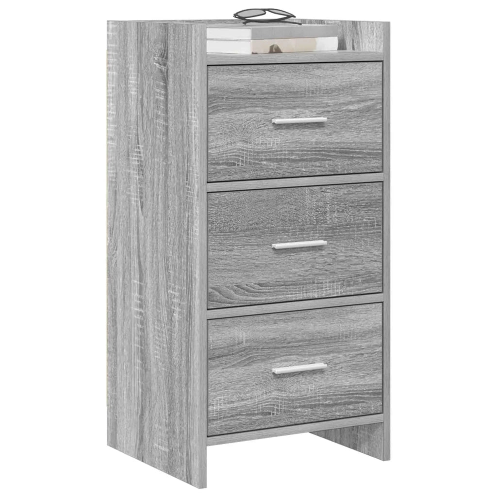 Credenza Sonoma grigio 40 x 36 x 80 cm Legno ingegnerizzato 8011064