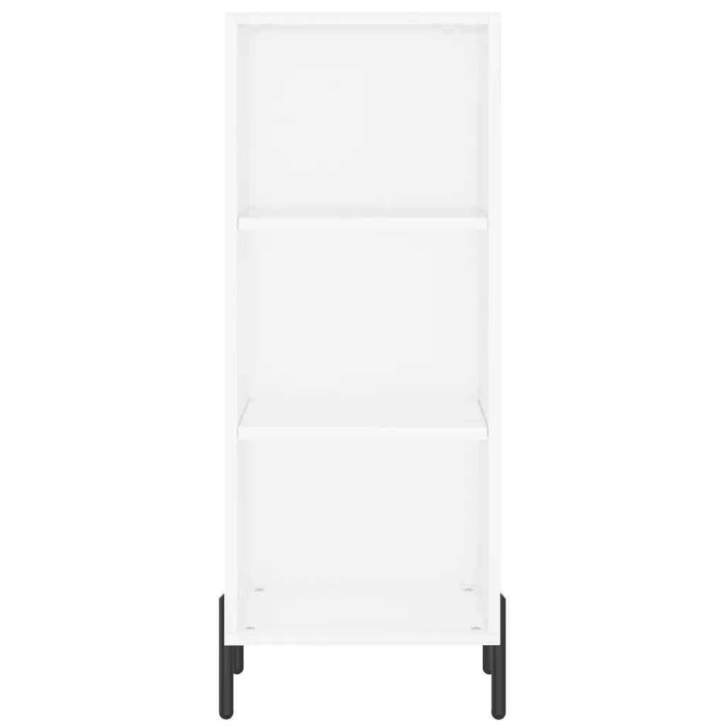 Credenza | Madia | Buffet da pranzo | Armadio da pranzo Bianca 34,5x34x180 cm in Legno Multistrato