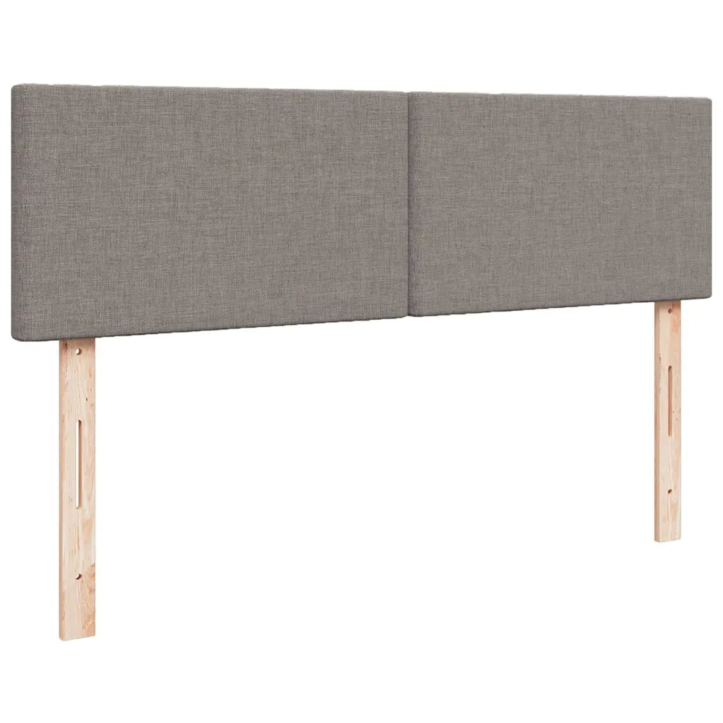 Pouf Letto con Materasso Tortora 140x190 cm in Tessuto 3311377