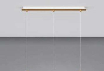 SOSP. OTTONE SAT. RETTANGOLARE 3 LUCI VETRI (1 X GRANDE+ 1 X MEDIO+ 1 X PICCOLO)TUTTI AMBRA 1155OS-S3 RMIX-AM
