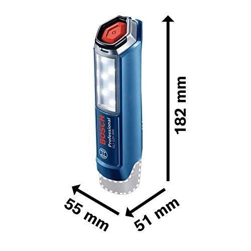 Bosch GLI 12V-300 Professional Torcia LED a Batteria 12V 300 lm senza batteria