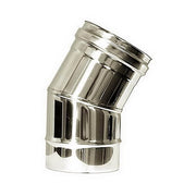 Curva 30 canna fumaria DN 300 tubo acciaio inox 316