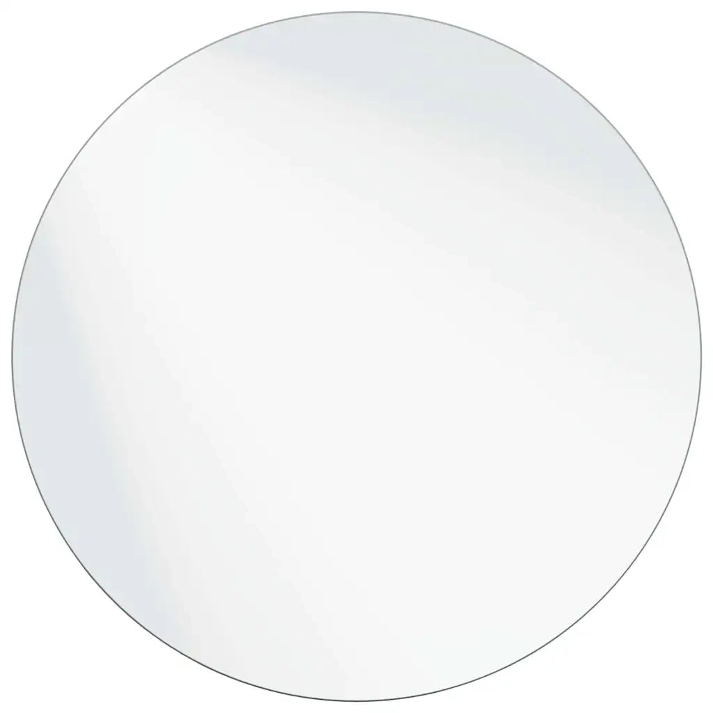 Specchio da parete Rotondo-Specchio a Muro-Specchio Decorativo ? 60 cm vetro temperato