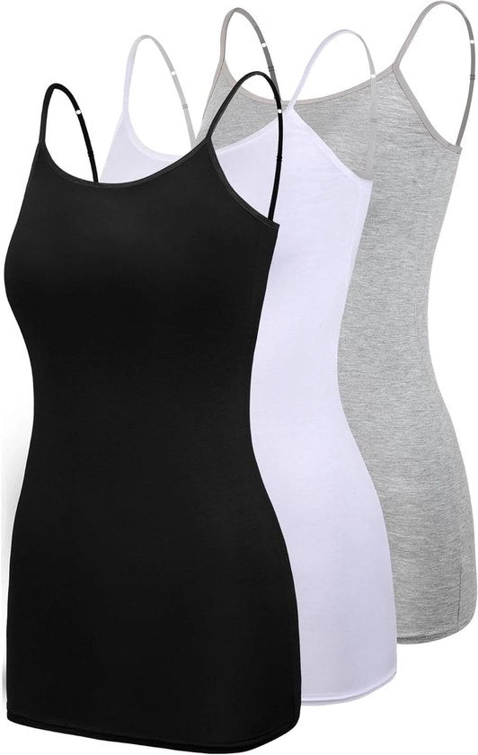 Tankini per donne, 3 pezzi, cinture regolabili, top con cinture a spaghetto