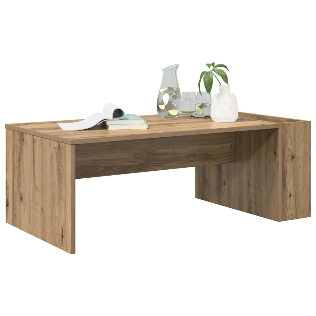 Tavolino da salotto Rovere artigianale 95 x 50 x 34 cm 8000171