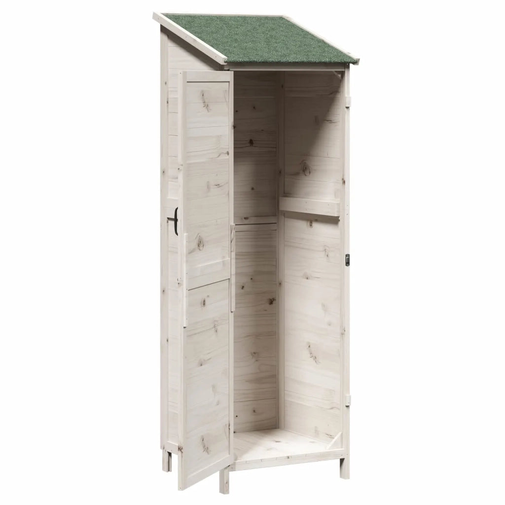 Capanno da Giardino Bianco 59,5 x 56 x 176,5 cm 42033477