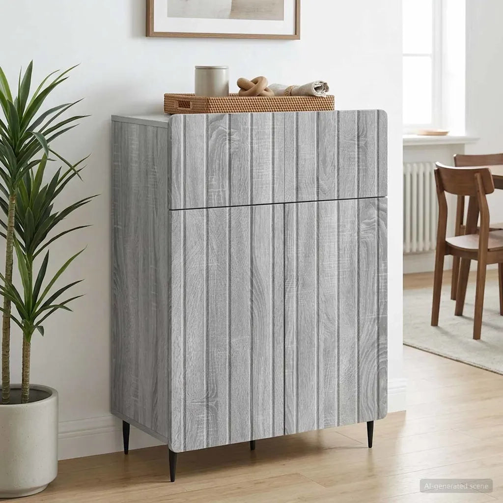 Credenza Grigio Sonoma 66 x 34,5 x 92 cm Legno ingegnerizzato 894411