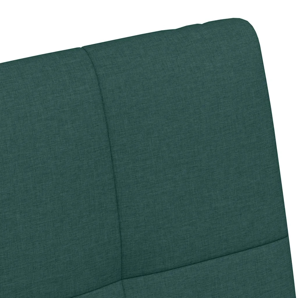 Sedie da Pranzo con Ruote 2 pcs Verde scuro 58 x 65 x 94 cm 42017834