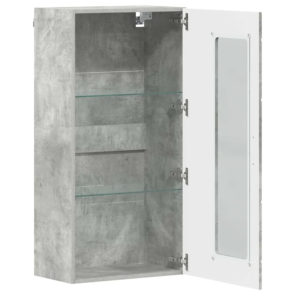 Armadio in Legno Grigio cemento 50 x 29 x 100 cm CFW6326561