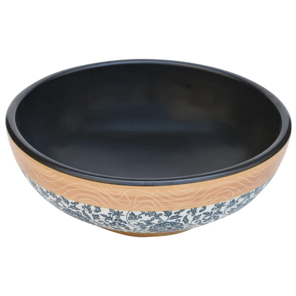 Lavabo da Appoggio-Lavandino-Lavello Multicolore Rotondo ¦µ41x14 cm Ceramica 930127