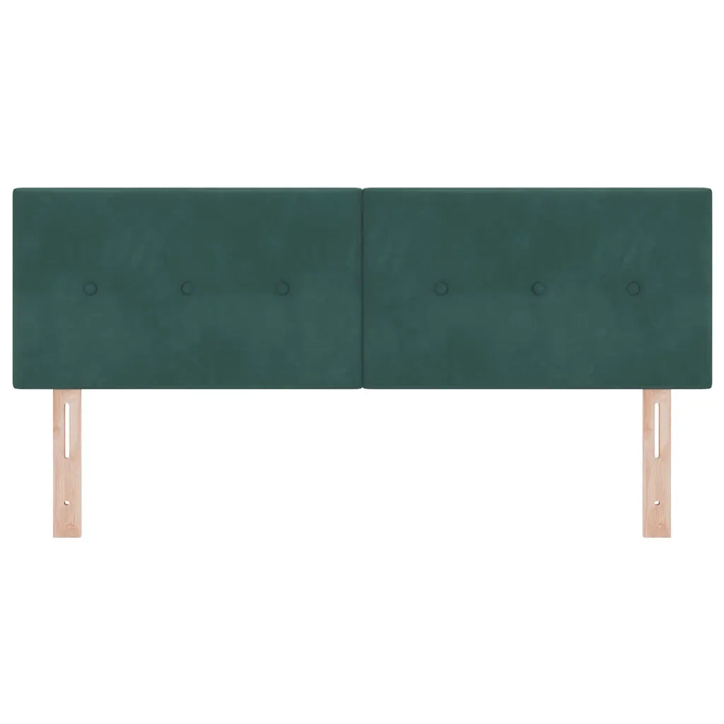 Testiera | Testata Verde Scuro 160 cm Velluto