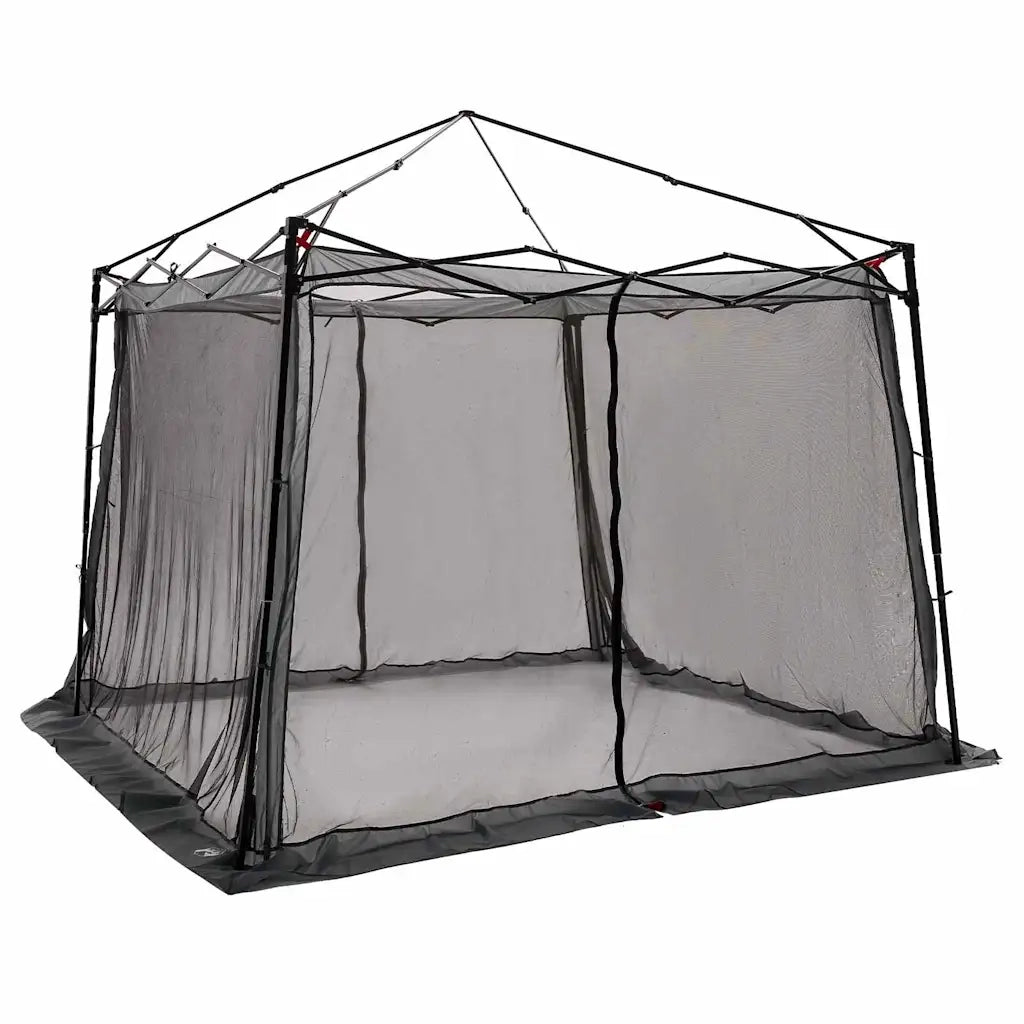 Tenda interna Grigio e arancione 303 x 303 x 196 cm taffetà 42001174