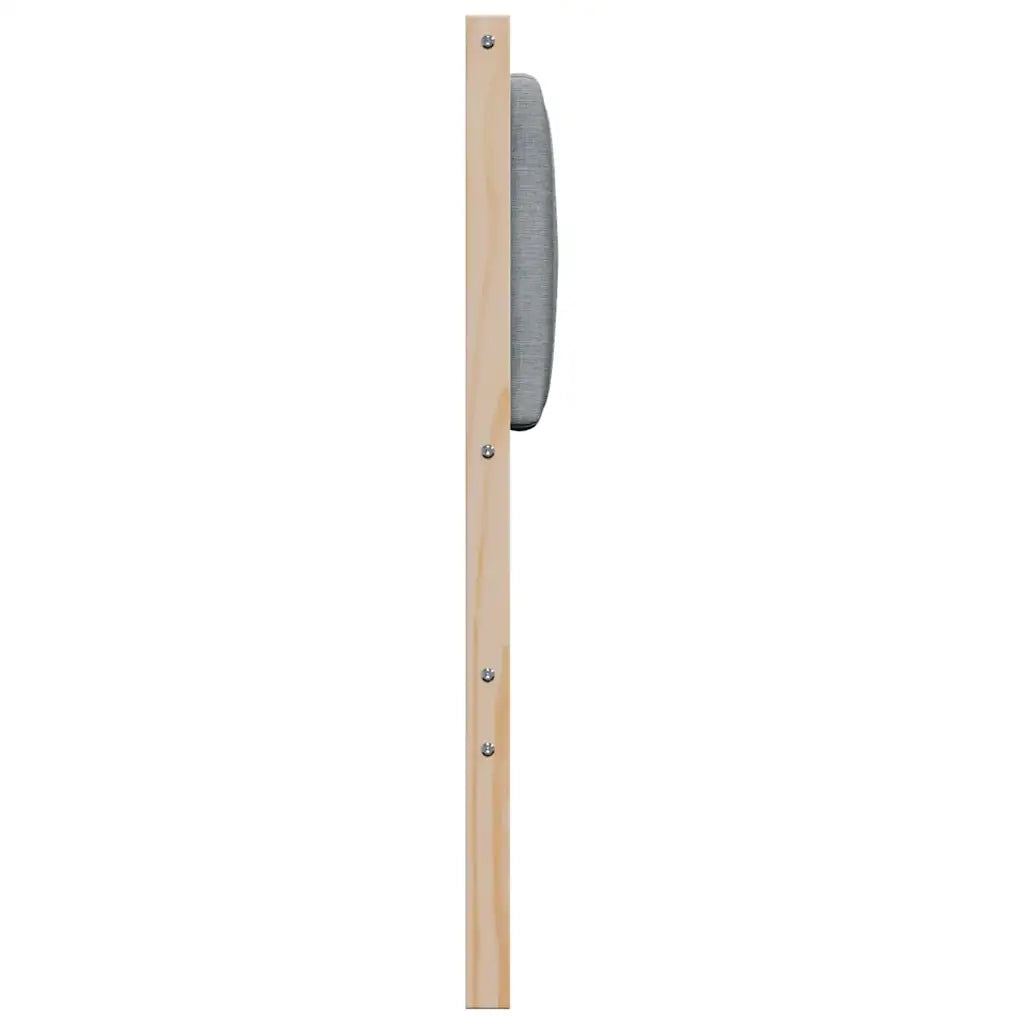 Testiera imbottita-Testiera con Cuscini-Testata Marrone 90 cm Pino massello 904828