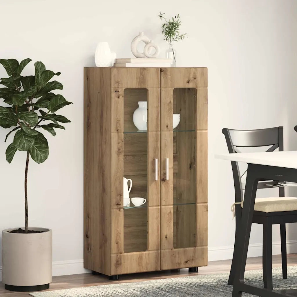 Credenza | Madia | Buffet da pranzo | Armadio da pranzo con porta FLORIN Rovere artigianale 55,5 x 29 x 100 cm
