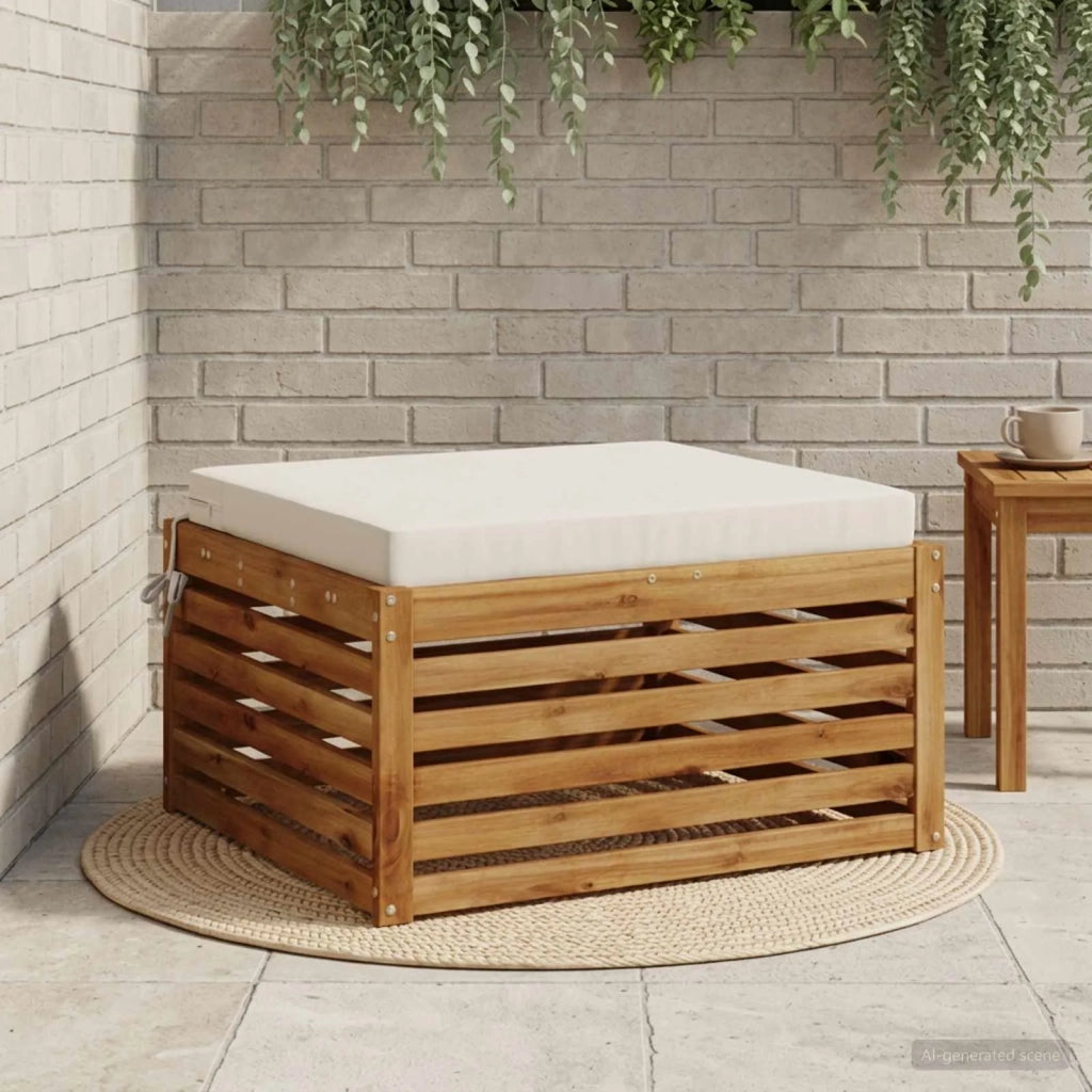 Cuscino per Sedia in Unico Pezzo SOEST 100% Poliestere Bianco 944881