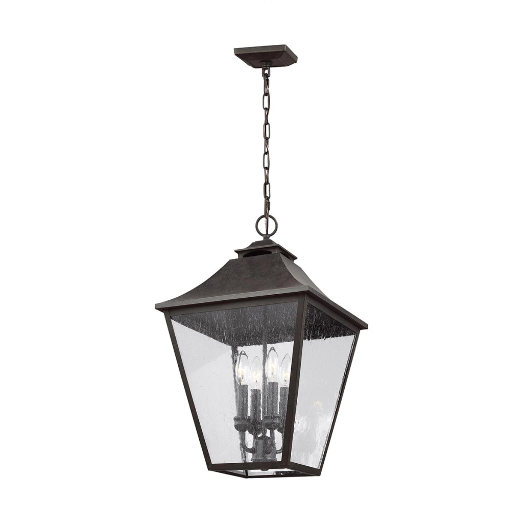 Lampada a sospensione esterna retro Feiss Galena 4xE14 IP44