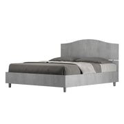 BS COM Letto matrimoniale contenitore 160x200 cemento
