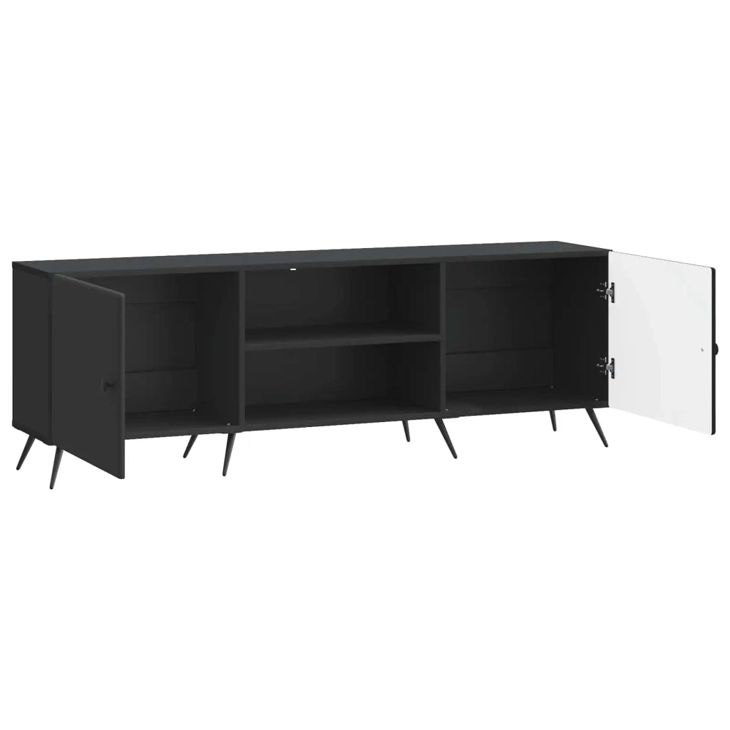 Mobile TV | Armadietto TV | Mobile Porta TV Nero 150 x 31 x 50 cm Legno ingegnerizzato