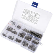 Set di viti a schermo 662 pezzi - viti a testa piana - anello elastico - viti a mozzo - adatto a diverse applicazioni