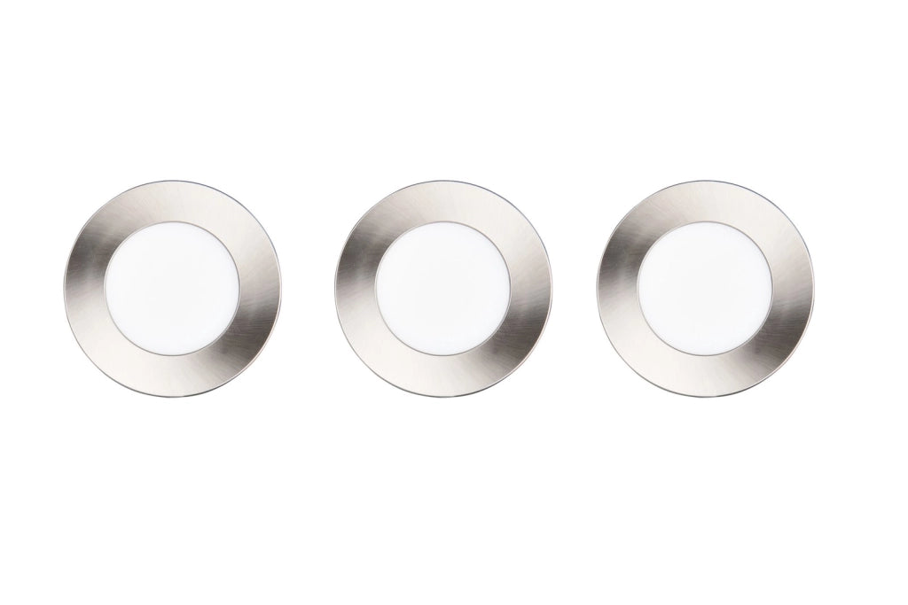 Faretto da incasso LED HIMAL Trio 3x IP65 argento