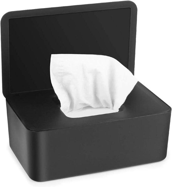 Dispensatore di Pannolino per Bambini - Contenitore per Toallini da Gettare - Ospita Toallini Bagnate e Asciutte - Conserva Tissue umido in Casa e in Ufficio - Contenitore con Coperchio Stoffa Drenante.