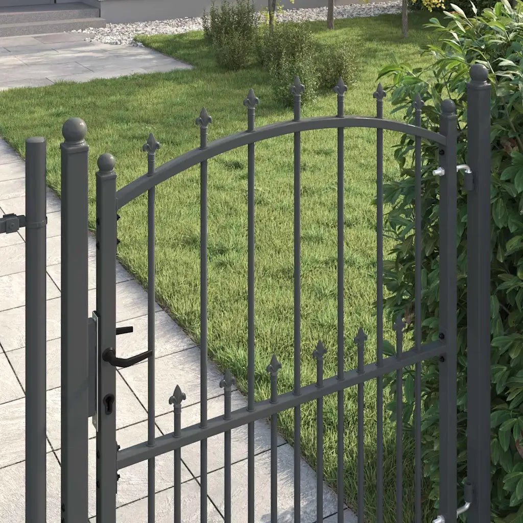Cancello della recinzione con punte EMMEN 150 x 100 cm 42009019