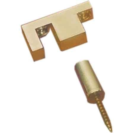 CRICCHETTO FERMAPORTE 20x10 mm - Ottone bronzato - 5 pezzi