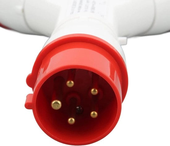 Stekker Industriale 3 Vie 5 Poli 3P N E 16A IP44 Idrogrado Box di Collegamento Y-type 380-415V