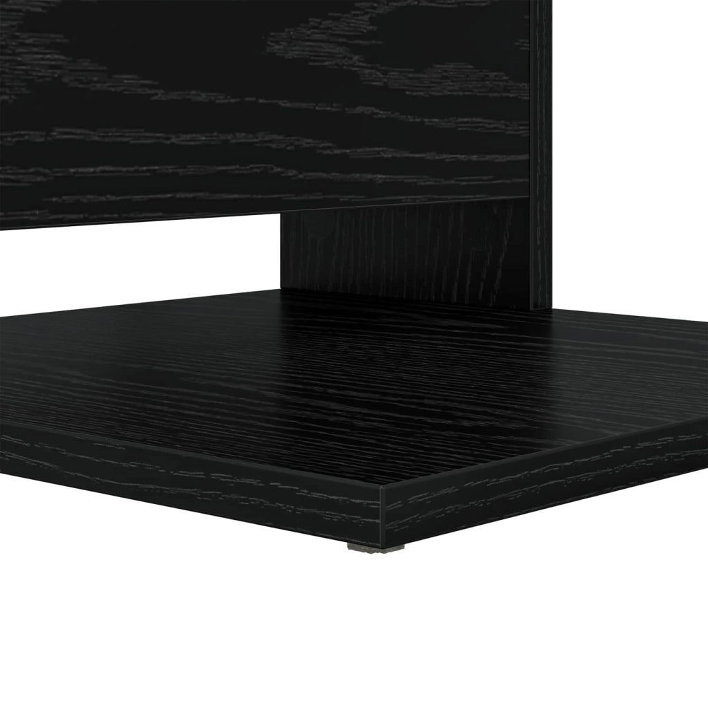 Tavolo laterale Rovere Nero 40 x 35 x 60,5 cm Legno multistrato 8000341