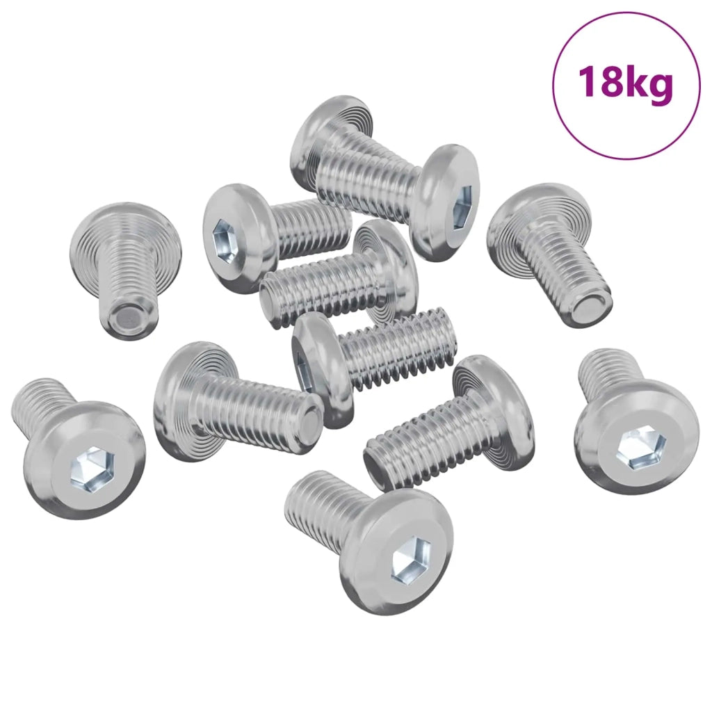Vite di Blocco Tinta unita 4865 pcs Argento Acciaio