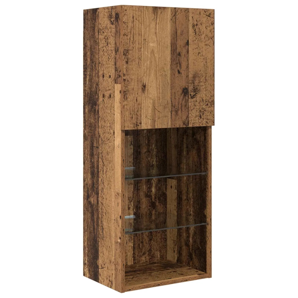 Mobile Porta TV con LED 5 pz-Credenza per TV Legno vecchio 518121