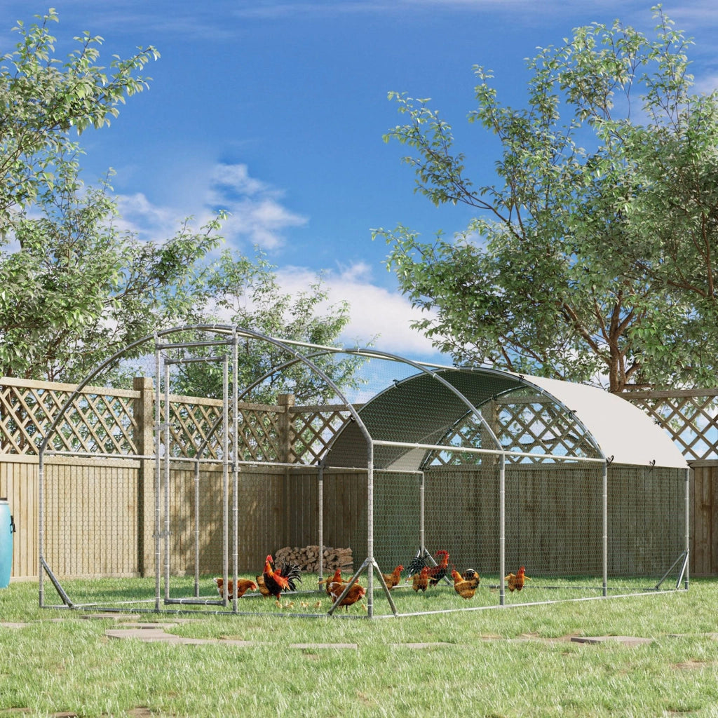 Recinto per polli 15,96 m2 ¨C Minimal ¨C 2,8x5,7x1,97 m grigio