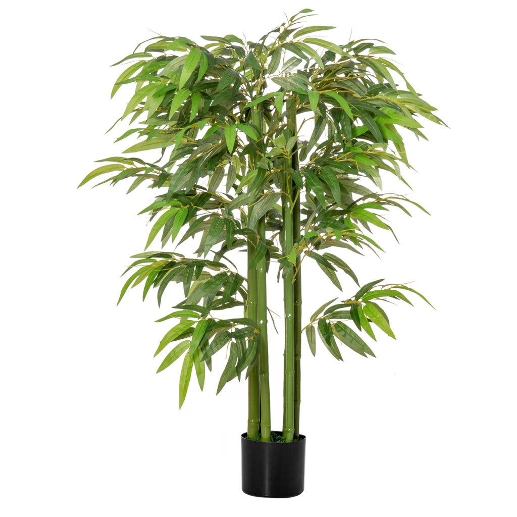 Pianta artificiale bamb¨´ ¨C Minimal ¨C 140 cm con vaso verde
