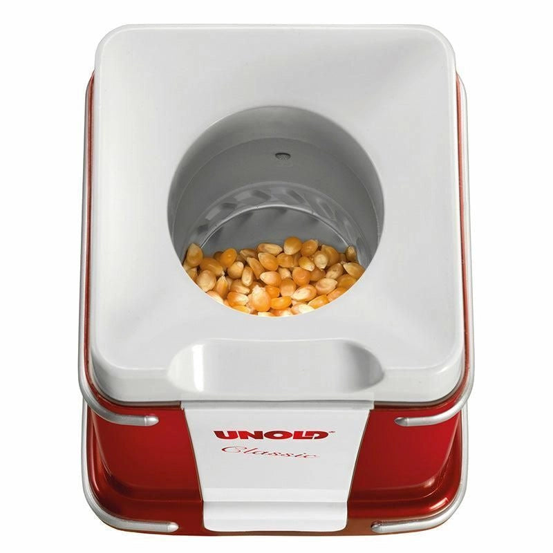 Unold Classic macchina per popcorn Rosso, Argento, Bianco 900 W