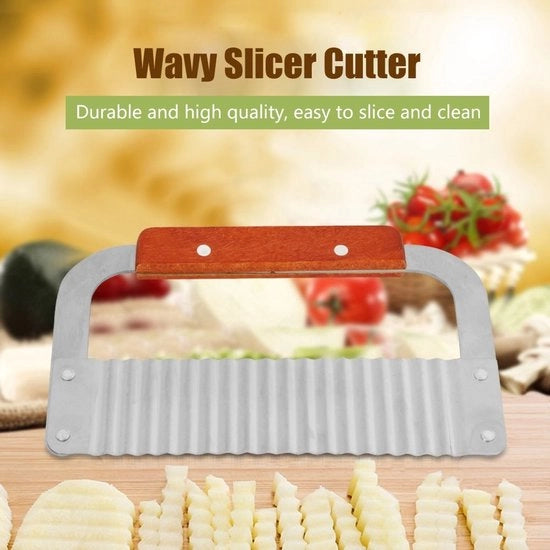 Snipante per Verdure con Manico in Legno Duro - Snipante per Verdure - Filo per Snidere - Manopola Snidere - Strumento per Snidere - Disegno a Guscio Ribobulato