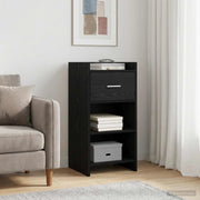 Credenza Rovere Nero 40 x 36 x 80 cm Legno ingegnerizzato 8011076