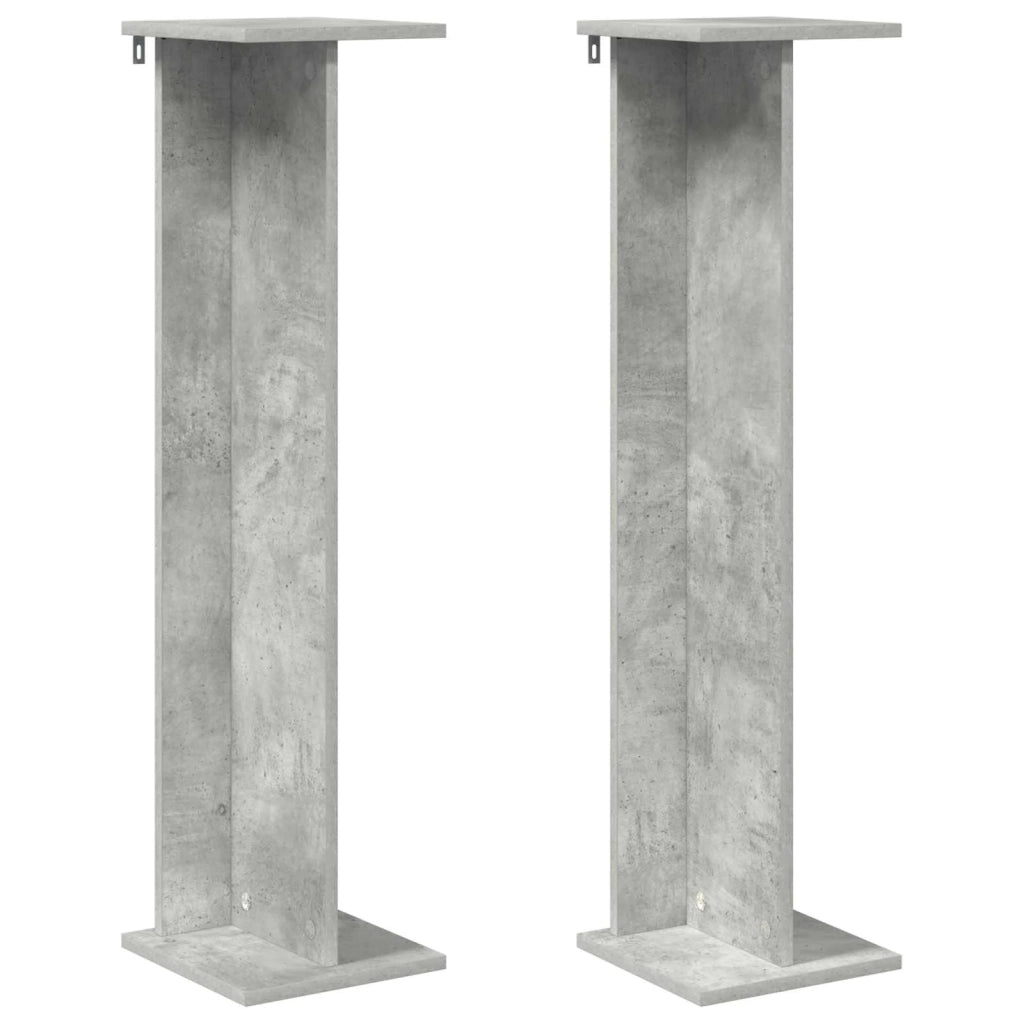 Supporto per piante | Sostegno per piante 2 pz Grigio Cemento 25 x 25,5 x 100,5 cm