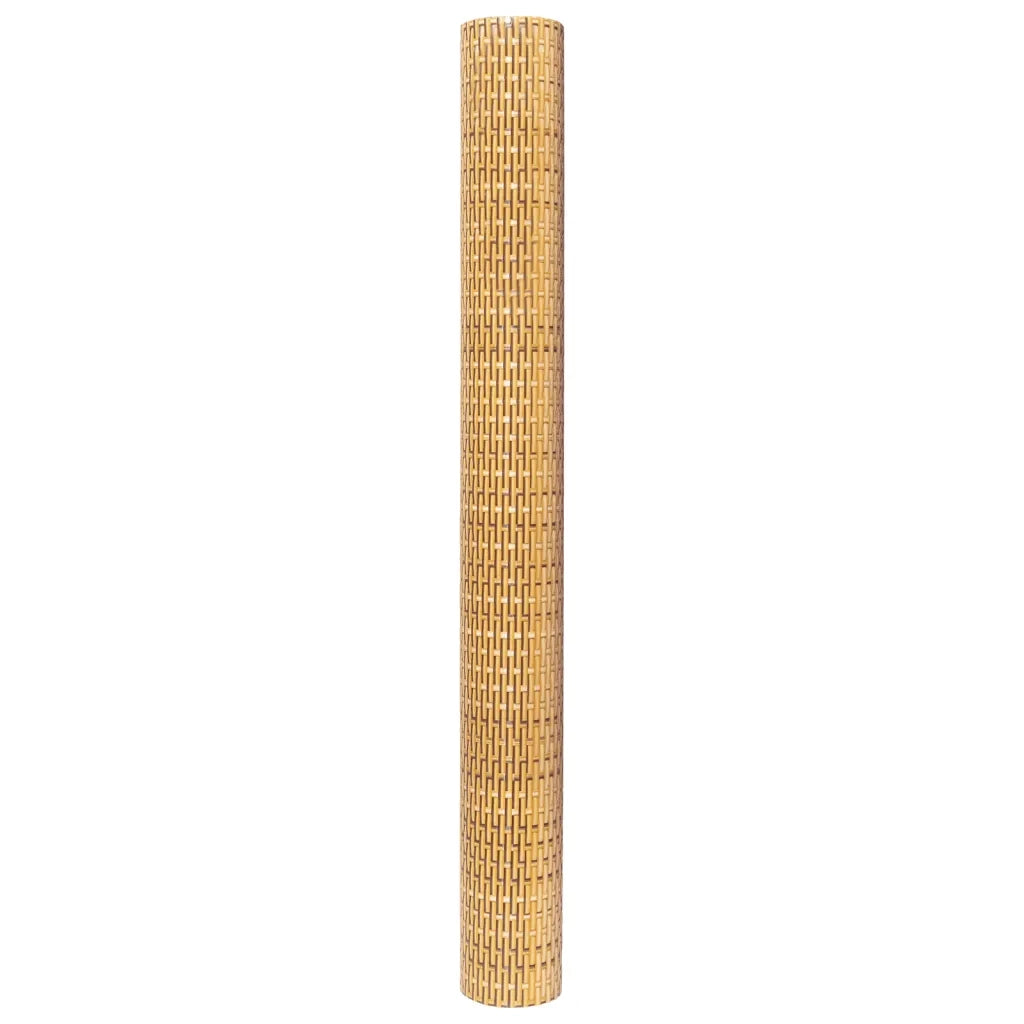 Paravento da Balcone Marrone Chiaro 1000x100 cm in Polyrattan 156279