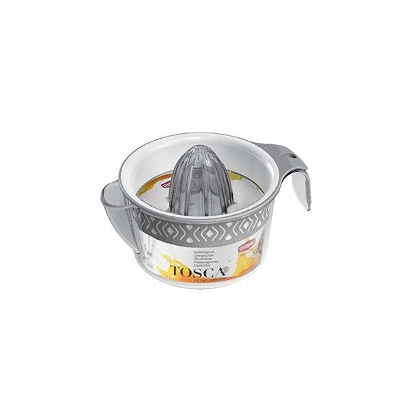 Spremiagrumi Manuale Tosca Bianco e Grigio 20 cm Stefanplast