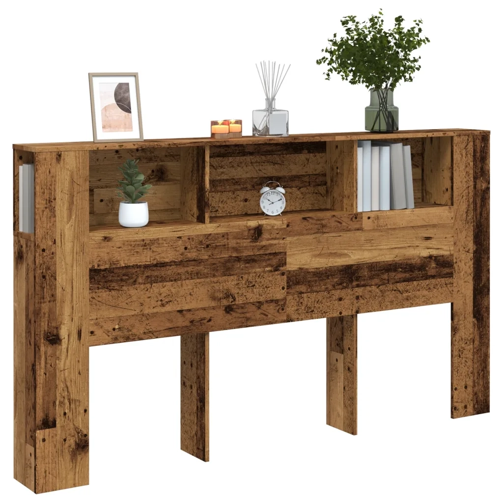 Testiera | Testata Contenitore Legno Antico 180x18,5x102,5 cm Truciolato