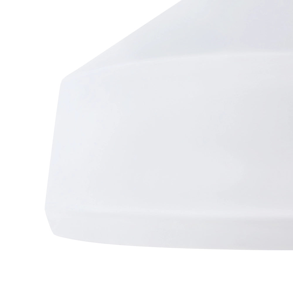 Lampadario Lampada a Sospensione Bianca con dorato e Legno Chiaro Alluminio Paralume Geometrico Rotondo Design Industriale