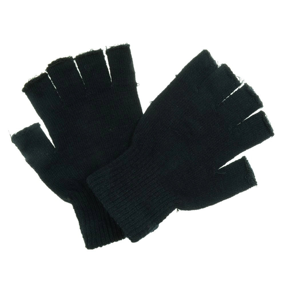 Trade Shop - Guanti A Mezze Dita Per Sport Palestra Allenamento Pesca Ciclismo Bicicletta -
